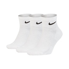 NIKE U NK EVERYDAY CUSH ANKLE 3PR WHITE/BLACK SX7667-100画像