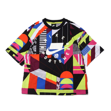 NIKE AS W NSW NSP TOP SS AOP BLACK/BLACK/WHITE AT0565-010画像