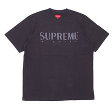 Supreme 19SS Gradient Logo Tee DUSTY BLACK画像