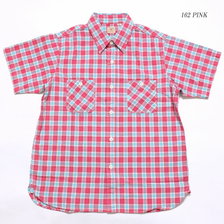 SUGAR CANE MINI CHECK S/S WORK SHIRT SC38157画像