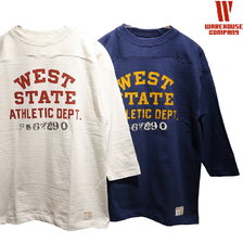 WAREHOUSE Lot 4063 7分袖フットボールT WEST STATE画像