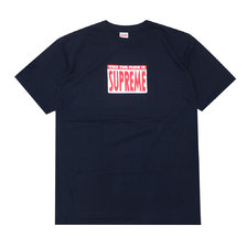 Supreme 19SS Who The Fuck Tee NAVY画像