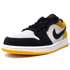 NIKE AIR JORDAN 1 LOW "UNIVERSITY GOLD" BLK/NAT/YEL/RED 553558-127画像