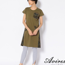 AVIREX DENIM COMBI POCKET ONEPIECE 6293107画像