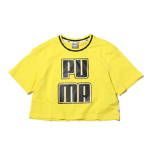 PUMA REBEL RELOAD CROPPED TEE BLAZING YELLOW 845206-36画像