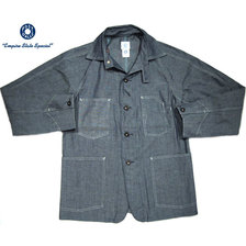 POST OVERALLS 1102XX-XXR CONE CHAMBRAY ENGINEER'S JACKET indigo画像