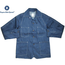 POST OVERALLS 1102XX-XXR 5oz DENIM ENGINEER'S JACKET indigo画像
