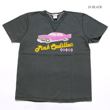 BARNS COZUN UNION SPECIAL S/S T-SHIRT "PINK CADILLAC" BR-7903画像