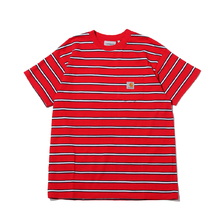 Carhartt S/S HOUSTON POCKET T-SHIRT RED I026370-9NST画像