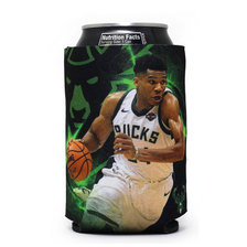 WINCRAFT MILWAUKEE BUCKS GIANNIS ANTETOKOUNMPO CAN KOOZIE GREEN NR92819117画像