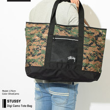 STUSSY Digi Camo Tote Bag 134202画像