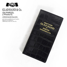 GLAD HAND &times; PORTER GH PARCEL -CROCOLIKE BLACK-画像