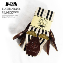 GLAD HAND GH-SUSPENDERS -IVORY/BLACK-画像
