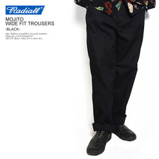 RADIALL MOJITO WIDE FIT TROUSERS -BLACK-画像