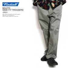 RADIALL MOJITO WIDE FIT TROUSERS -GRAY-画像