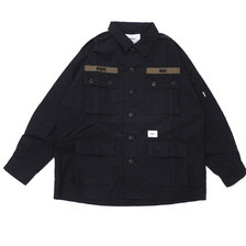 WTAPS 19SS JUNGLE LS 01 SHIRT BLACK 191WVDT-SHM01画像
