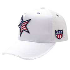 YOSHINORI KOTAKE DESIGN STAR 星条旗柄 MESH CAP WHITE画像