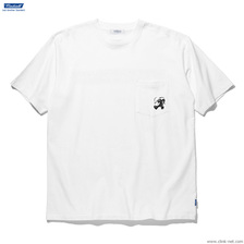 RADIALL SKANK DUB - CREW NECK POCKET T-SHIRT S/S (WHITE)画像