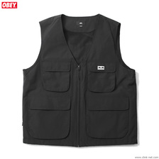 OBEY CEREMONY TECHNICAL VEST (BLACK)画像