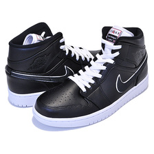 NIKE AIR JORDAN 1 MID Maybe I Destroyed The Game black/black-white 852542-016画像