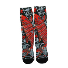 UBIQ IREZUMI SOCKS Koi BLACK UB19-S005画像