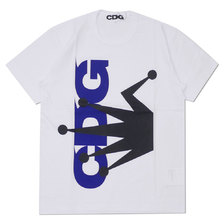 CDG COMME des GARCONS &times; STUSSY T-SHIRT WHITE画像