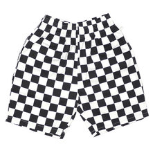 COOKMAN Chef Short Pants Checker BLACK 231-83840画像