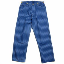 HEADLIGHT by SUGAR CANE 9oz.WABASH STRIPE WAIST OVERALLS HD41845画像
