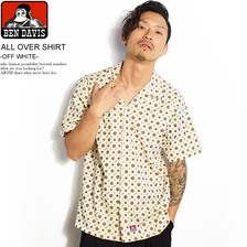 BEN DAVIS ALL OVER SHIRT -OFF WHITE- G-9580036画像