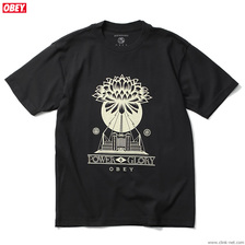 OBEY RECYCLED ORGANIC TEE "POWER & GLORY" (BLACK)画像