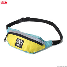 OBEY RIPSTOP DAILY SLING PACK (AQUQ/YELLOW)画像