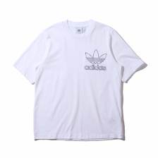 adidas OUTLINE TEE WHITE DV1562画像