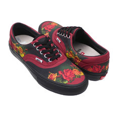 Supreme &times; Jean Paul Gaultier x VANS 19SS Floral Print Era Pro BURGUNDY画像