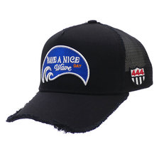 YOSHINORI KOTAKE DESIGN HAVE A NICE DAY Wave MESH CAP BLACK画像