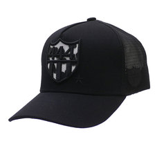 YOSHINORI KOTAKE DESIGN &times; BARNEYS NEWYORK 444LOGO LEOPARD MESH CAP BLACK画像