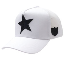 YOSHINORI KOTAKE DESIGN &times; BARNEYS NEWYORK STAR SPANGLE MESH CAP WHITE画像