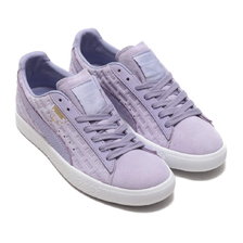 PUMA CLYDE EMBOSS SWEET LAVENDER 369294-01画像