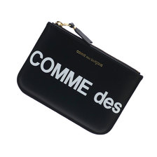 COMME des GARCONS Huge Logo Wallet BLACK画像