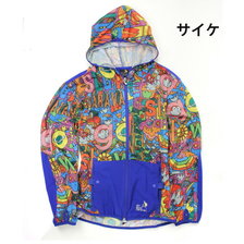 go slow caravan インセクトシールドメッシュ総柄ジップパーカ 318201画像