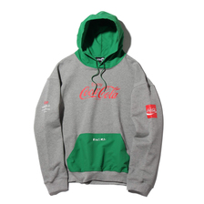 COCA COLA by ATMOS LAB LOGO SWEAT HOODIE GREEN AL19S-TP01-GRN画像
