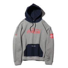 COCA COLA by ATMOS LAB LOGO SWEAT HOODIE NAVY AL19S-TP01-NVY画像