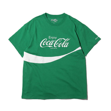 COCA COLA by ATMOS LAB LOGO TEE GREEN AL19S-PT01-GRN画像