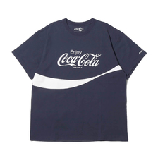 COCA COLA by ATMOS LAB LOGO TEE NAVY AL19S-PT01-NVY画像