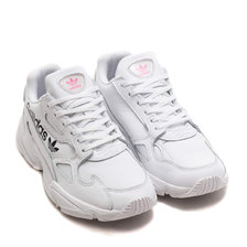 adidas ADIDASFALCON W RUNNIG WHITE/RUNNING WHITE/BRIGHT CYAN EG7652画像