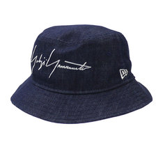 Yohji Yamamoto &times; NEW ERA 19SS BUCKET HAT YY SIGN INDIGO画像