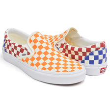 VANS CLASSIC SLIP-ON (CHECKERBOARD) MULTI / TRUE VN0A38F7VLV画像