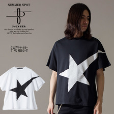 NO ID. C天竺ツースタープリントBIG-T 444006-175T画像