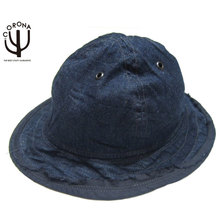 CORONA #CA005-19-07 HAND MADE 8.5oz DENIM UTICA HAT indigo画像