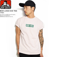BEN DAVIS BOX LOGO S/S TEE -PINK- BDZ8-0011画像