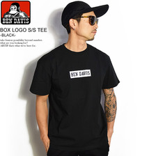 BEN DAVIS BOX LOGO S/S TEE -BLACK- BDZ8-0011画像
